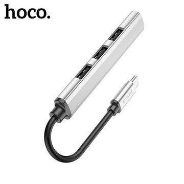 USB-концентратор Type C USB-C Type-C 4 в 1 USB3.0 5 Гбит/с + 3 USB2.0 480 Мбит/с 1 ТБ