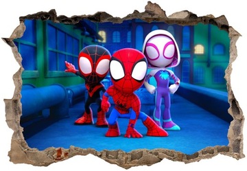 3D наклейки для детей Спайди и Супер Приятели 130х90