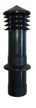 Wywiewka wentylacyjna fi110 długa+rura+rozeta 52cm