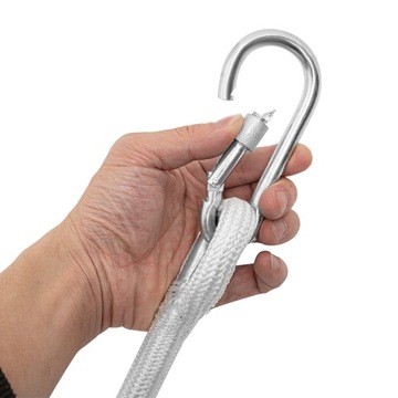 Лестница пожарная с 2 карабинами Лестница огнестойкая веревочная 12м 200кг