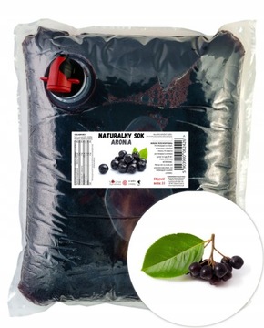 Sok z aronii 100% tłoczony naturalny 100% 3L