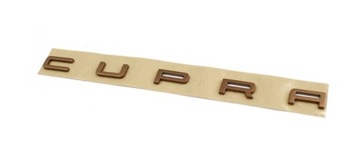 NOWY MIEDZIANY EMBLEMAT NAPIS NAKLEJANY SEAT CUPRA