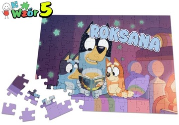 ПАЗЛ БАЙКА СИНИЙ СИНИЙ - ВАШЕ ИМЯ ПЕЧАТЬ - ПОДАРОК ​​ДЛЯ