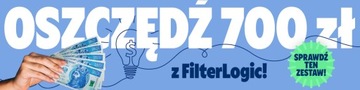 Filtr wody wkład FilterLogic FL-402 do dzbanka Brita, Dafi, Aquaphor 2+1!