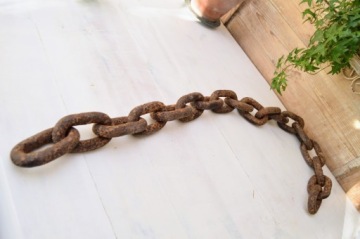 Ориг. Старая ЦЕПЬ 110 см, 7 кг - ПРОЧНАЯ.