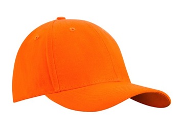 CZAPKA Z DASZKIEM BEJSBOLÓWKA 100% COTTON Orange