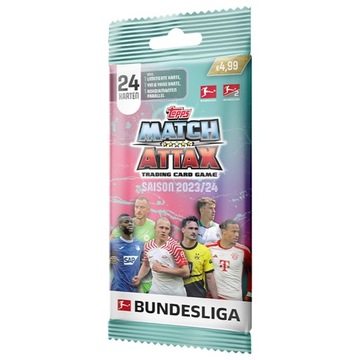 Fat Pack Bundesliga Match Attax 2024 Topps karty piłkarskie Liga Niemiecka