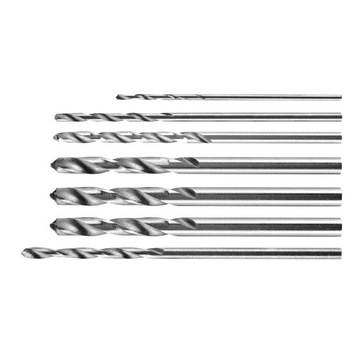 Wiertła precyzyjne 0.8-3.2mm 7szt GRAPHITE 55H075