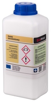 Kwas szczawiowy Biomus 1kg 99,5% czysty do zwalczania warrozy w Ulu Pasiece