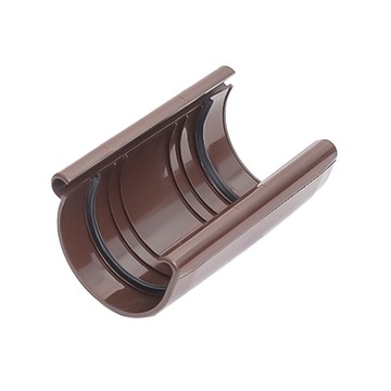 желоб 125мм КОРИЧНЕВЫЙ - комплект на 10 метров