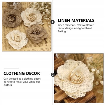 6 szt. Buty Ozdoby w kwiaty DIY Odzież