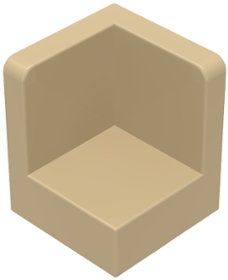 LEGO Piaskowy Panel Narożny 1x1 54200 Tan Corner