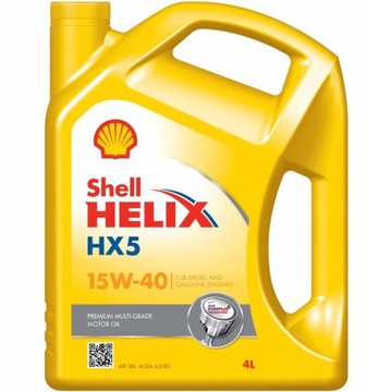 OLEJ SHELL 15W40 4L HELIX HX5 SL/CF
