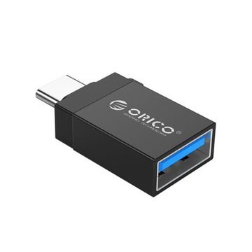 Orico CBT-UT01-BK-BP Переходник USB-C на USB-A 3.1, алюминиевый подвес
