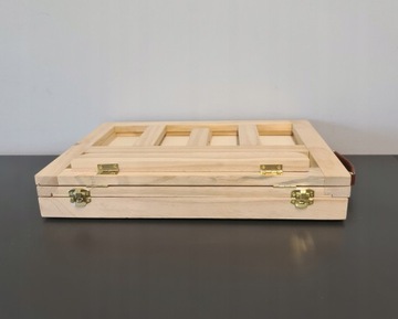 НАБОР ЧЕМОДАН ДЛЯ МАСКИ ИЗ 46 ​​ЭЛЕМЕНТОВ КИСТИ АКСЕССУАРЫ СКЕТЧБУК