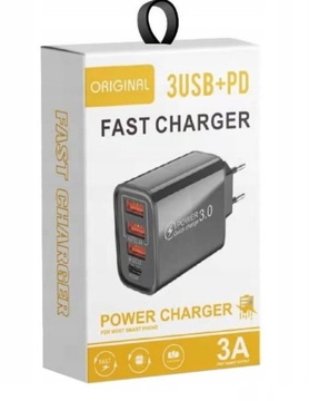 СЕТЕВОЕ ЗАРЯДНОЕ УСТРОЙСТВО USB-C USB QC 3.0 PD Qualcomm