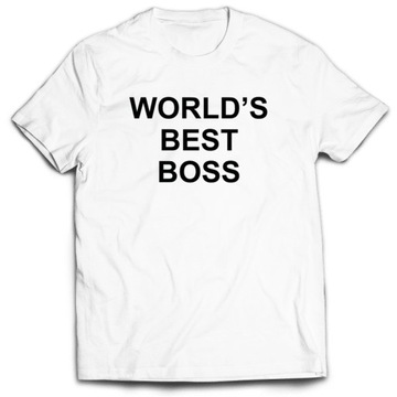 Koszulka szefa WORLD'S BEST BOSS The Office XL