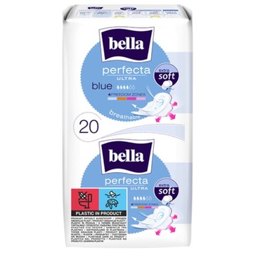 BELLA Perfecta Podpaski Ultra Blue 20 szt.