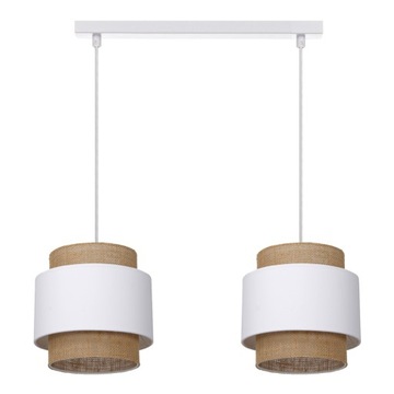 LAMPA WISZĄCA SUFITOWA JUTOWA BOHO JUTA KOLORY