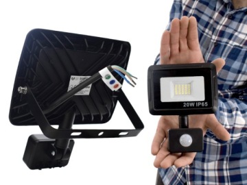 WODOODPORNY NAŚWIETLACZ LAMPA BIAŁY NEUTRAL 20W