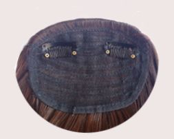 Doczepiana grzywka biały blond doczepiane grzywki CLIP IN jak NATURALNE