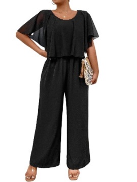 SHEIN PLUS SIZE KOMBINEZON DAMSKI CZARNY 52 1DB