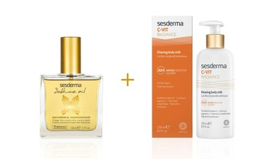 SESDERMA Zestaw Sublime Oil+C-VIT RADIANCE Mleczko