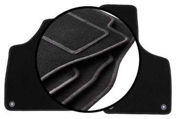 Velurové koberce komplet pro: Audi Tt I 8N kabriolet, roadster, kupé (1998-20)