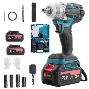 AKUMULATOROWY ELECTRIC KLUCZ UDAROWY 1/2'' KLUCZ DO KÓŁ 520NM AKU
