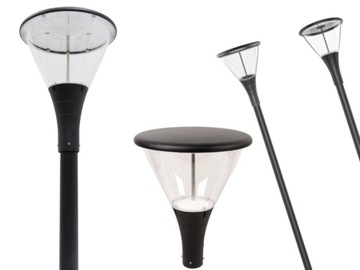 Lampa ogrodowa/parkowa 60W 4000K 150lm/W IP66 na słup Fi60 latarnia