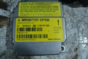 KOKPIT DESKA KONZOLA AIRBAG SENSOR PÁSY 5D MITSUBISHI COLT 04-08 ČERNÁ