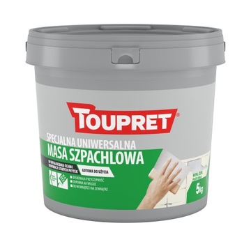 TOUPRET SZPACHLA-PŁYTKI DO KUCHNI I ŁAZIENKI 5KG