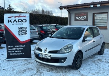 Renault Clio III Hatchback 5d 1.2 TCe eco2 100KM 2007 Renault Clio 2007 r. 1.1 Benzyna 101KM