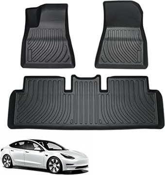 Tesla Model 3 dywaniki samochodowe wodoodporne 2021