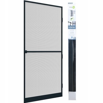 MOSKITIERA DRZWIOWA BALKONOWA RAMA ALUMINIOWA SIATKA NA DRZWI 100x215cm