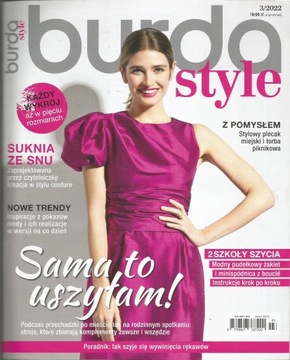 3/2022 BURDA style + wykroje