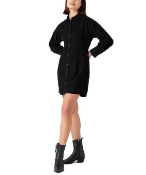 Sukienka Wrangler BALLOON SLEEVE DRESS 112342689 W9M14A100 Black S