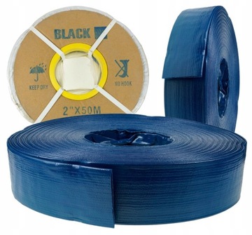 WĄŻ GUMOWY PCV DO POMPY WODY SZAMBA 50m 52mm