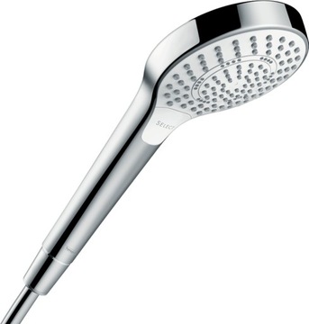 SŁUCHAWKA PRYSZNICOWA BIAŁY CHROM HANSGROHE SELECT