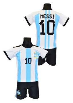 Костюм MESSI, трикотаж, шорты, АРГЕНТИНА, размер 158.