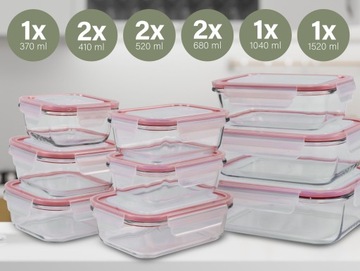 Стеклянные контейнеры для еды 9 Classbach C-F