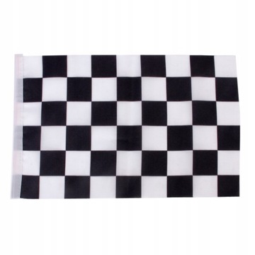 Partia 12 flag F1 w czarno-białą szachownicę