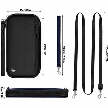 СУМКА-ОРГАНИЗАТОР ДЛЯ ПАСПОРТА с RFID-блокировкой, черный