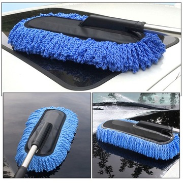 ZESTAW SZCZOTEK DO MYCIA SAMOCHODÓW DRĄŻEK DO CZYSZCZENIA MYJKI SAMOCHODÓW CIĘŻAROWYCH MOP NARZĘDZIE ROZKŁADANE