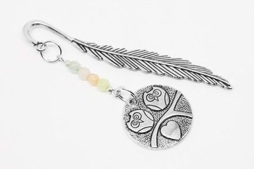 ЗАКЛАДКА СОВА, НЕФРИТ, ПОДАРОК ​​+ коробка