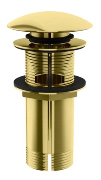 Korek umywalkowy KLIK-KLAK EGDB Experience BRUSHED GOLD