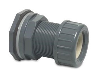 PVC Przejście przez szkło śrubunek 32mm