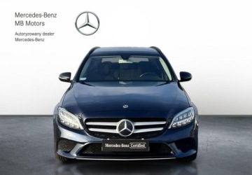 Mercedes Klasa C W205 Kombi Facelifting 2.0 220d 194KM 2020 Mercedes-Benz Klasa C Salon PL Od Dealera Kamera cofania Lampy LED Lakier, zdjęcie 7