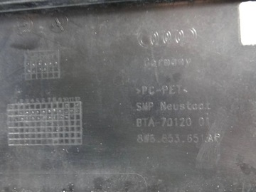 8W6853651AP AUDI S5 A5 8W6 F5 B9 16-19 MASKA MŘÍŽKA W NÁRAZNÍK