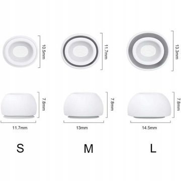 НАУШНИКИ ДЛЯ APPLE AIRPODS PRO S M L